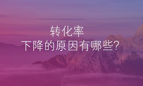 淘宝代运营：网店转化率下降的原因有哪些?